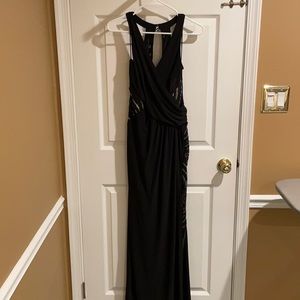 Black sequined dress